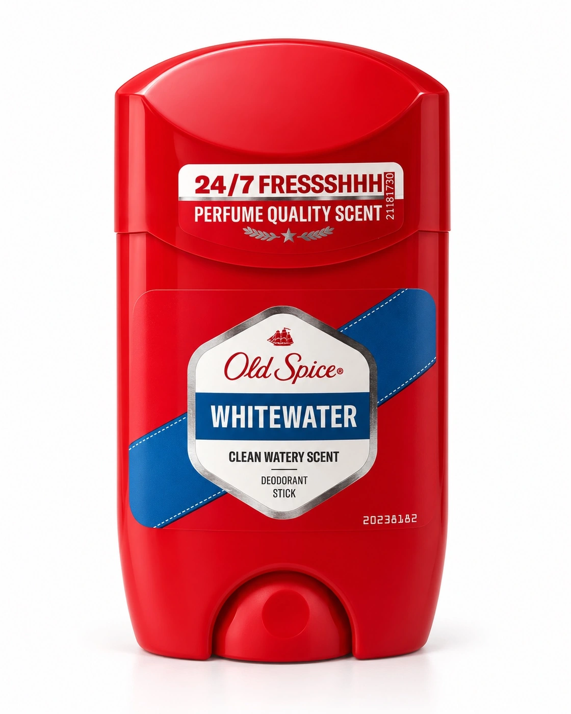 Old Spice dezodorantas — baltas fonas